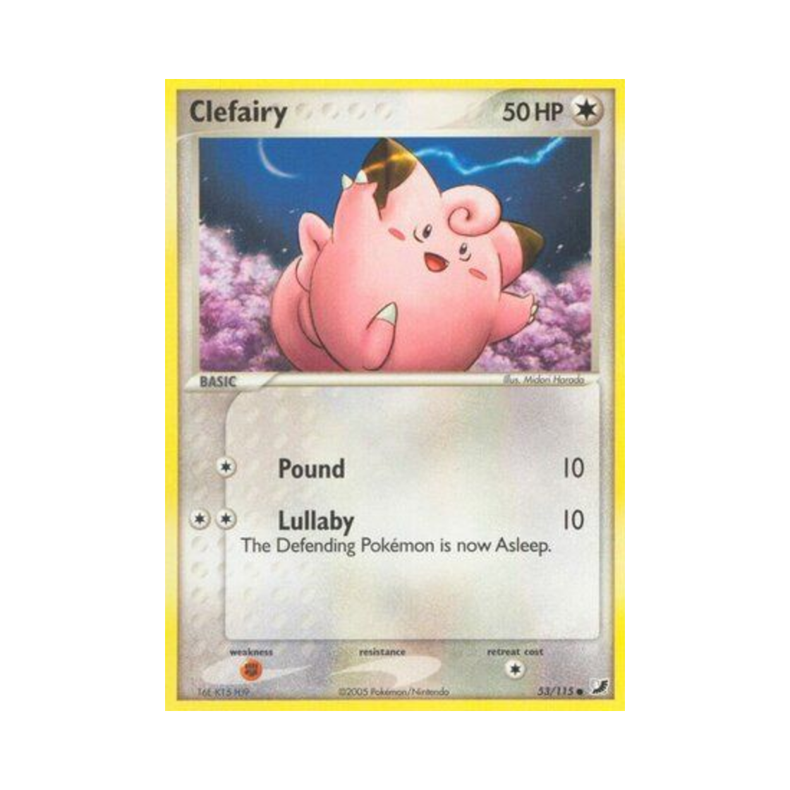 포켓몬 TCG 삐삐 C EX 언씬 포시스 (영문판)(Pokemon TCG Clefairy C EX Unseen Forces (English Ver.)) - 1