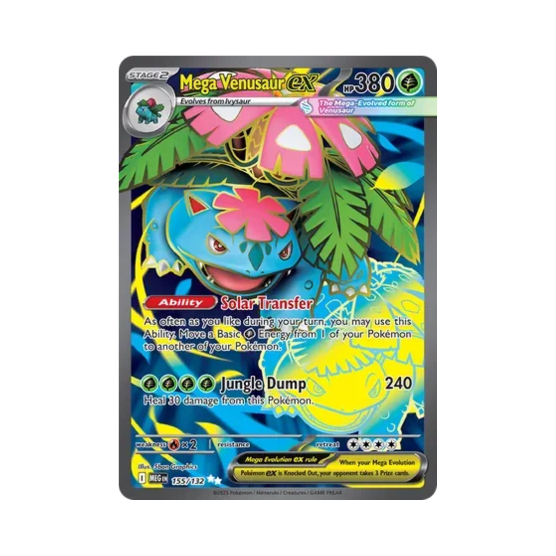 포켓몬 TCG 메가 이상해꽃 ex UR 메가 에볼루션 (영문판)(Pokemon TCG Mega Venusaur ex UR Mega Evolution (English Ver.)) - 1