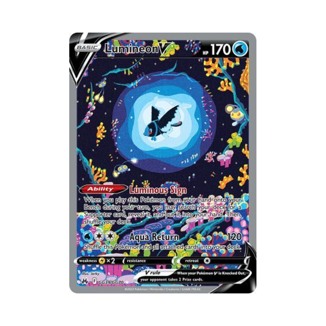 포켓몬 TCG 네오라이트 V R 크라운 제니스 (영문판) | Pokemon TCG | KREAM