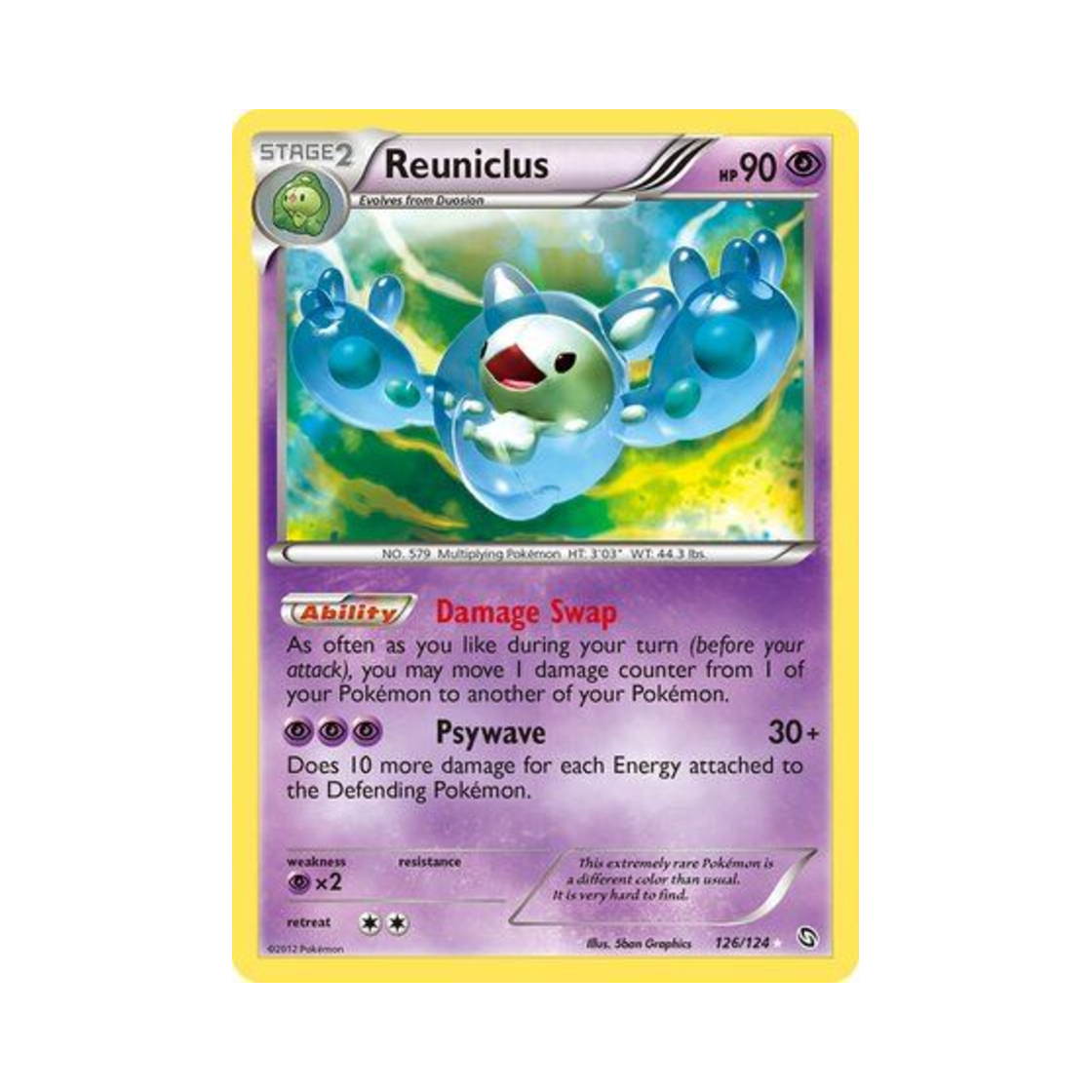 포켓몬 TCG 란쿨루스 RS 드래곤즈 엑잘티드 (영문판)(Pokemon TCG Reuniclus RS Dragons Exalted (English Ver.))