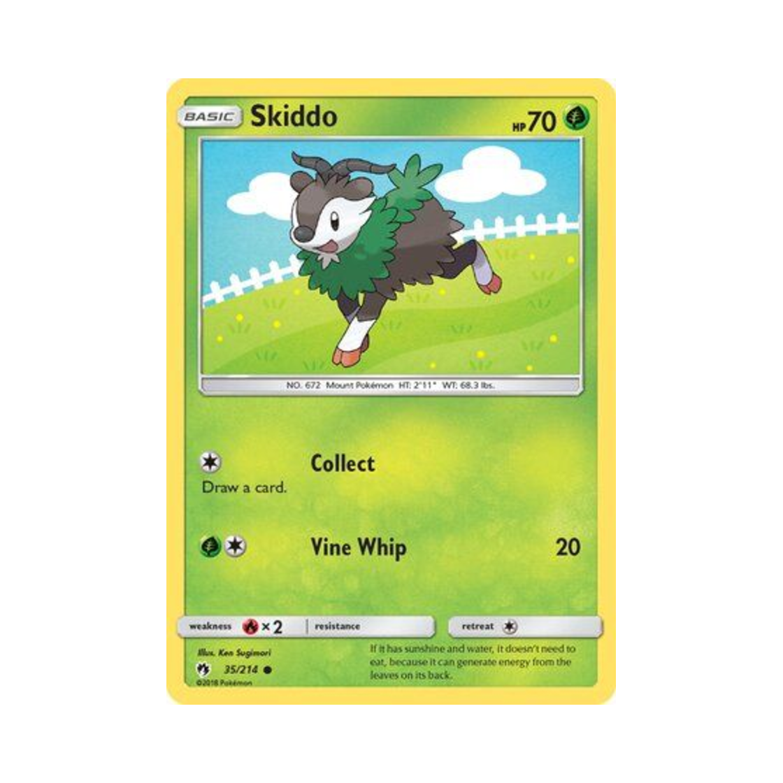 포켓몬 TCG 메이클 C 로스트 썬더 (영문판)(Pokemon TCG Skiddo C Lost Thunder (English Ver.)) - 1