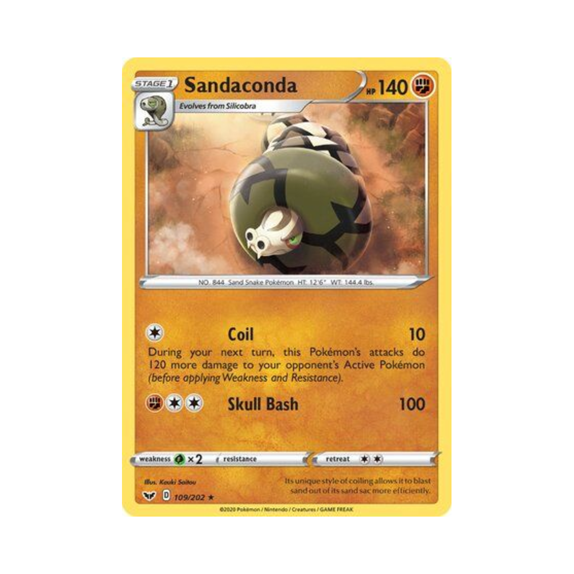 포켓몬 TCG 사다이사 R 소드 & 실드 (영문판)(Pokemon TCG Sandaconda R Sword & Shield (English Ver.)) - 1