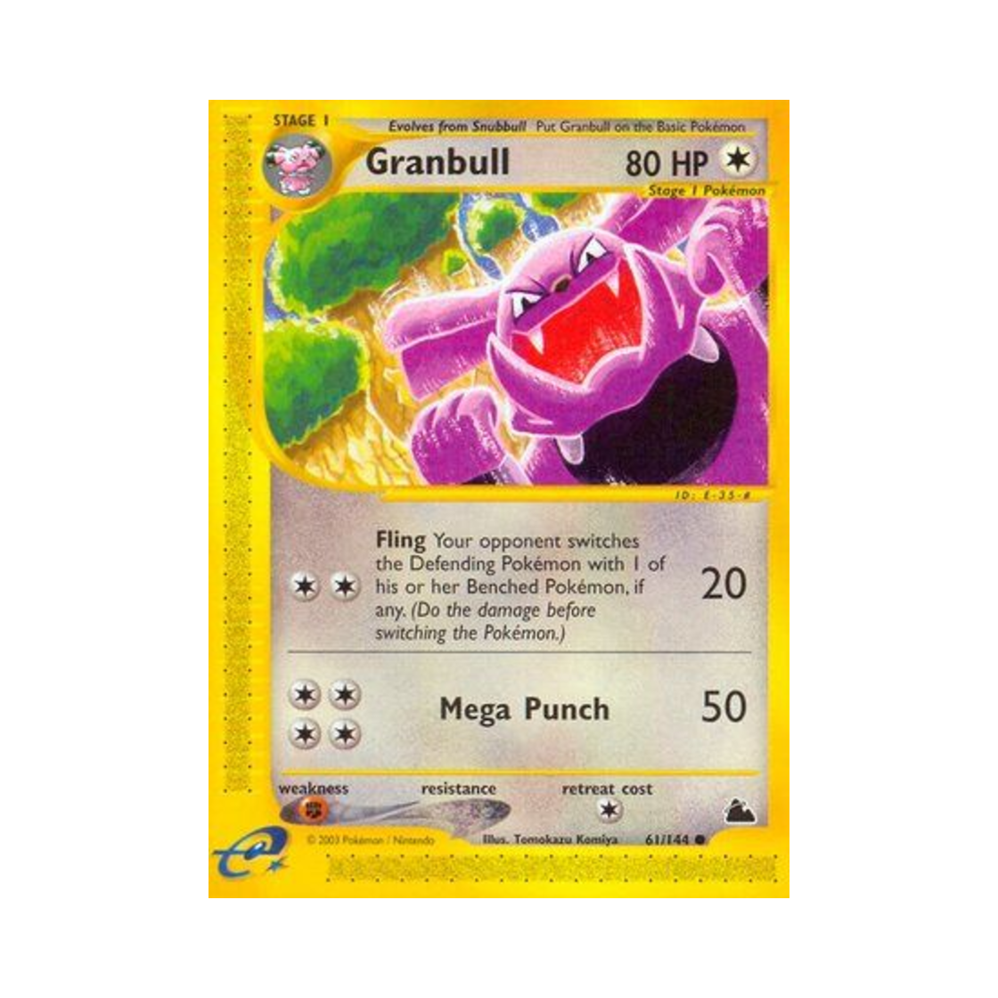 포켓몬 TCG 그랑블루 C 스카이리지 (영문판)(Pokemon TCG Granbull C Skyridge (English Ver.)) - 1