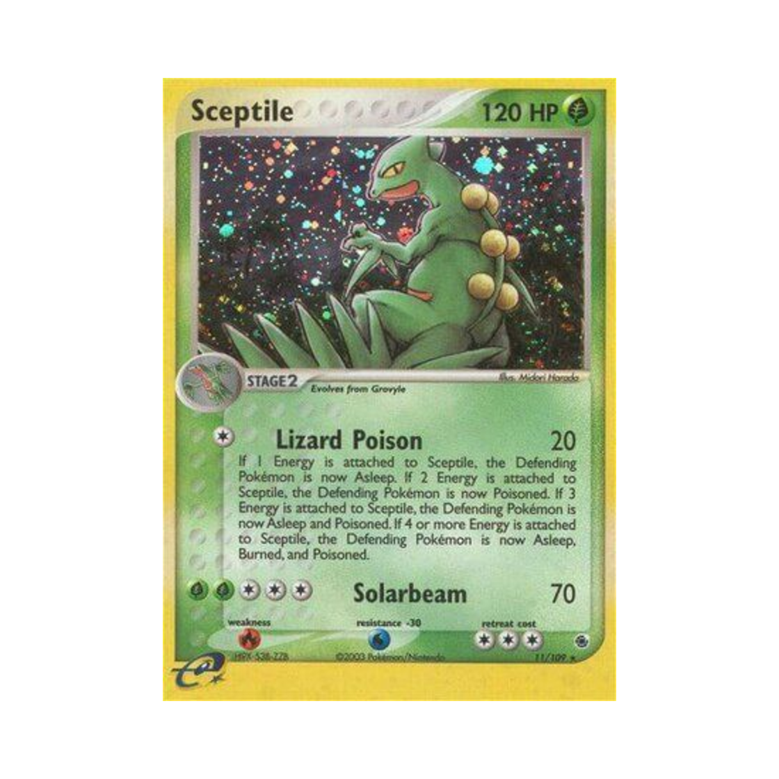 포켓몬 TCG 나무킹 RH EX 루비 & 사파이어 (영문판)(Pokemon TCG Sceptile RH EX Ruby & Sapphire (English Ver.)) - 1