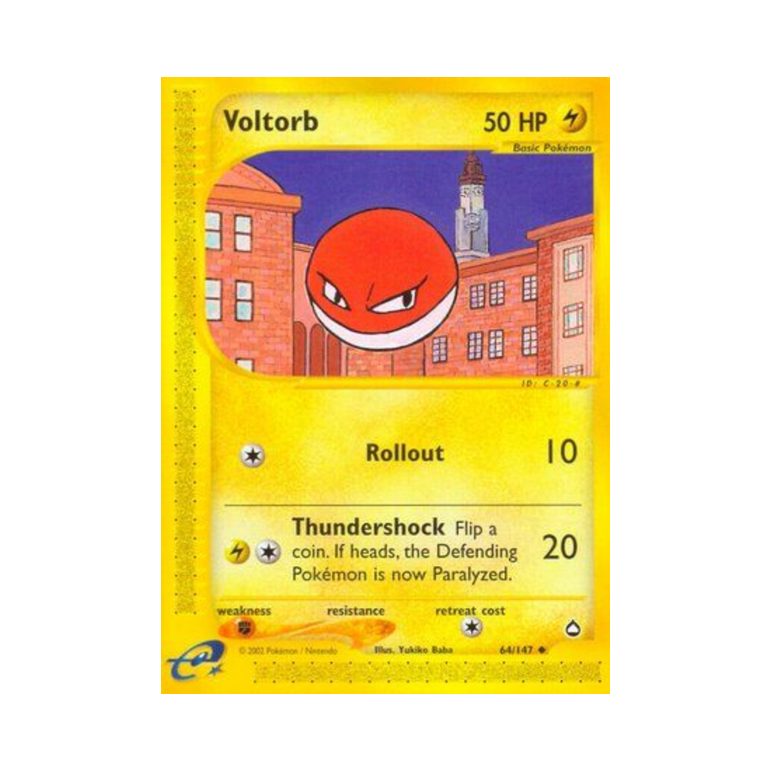 포켓몬 TCG 찌리리공 U 아쿠아폴리스 (영문판)(Pokemon TCG Voltorb U Aquapolis (English Ver.)) - 1