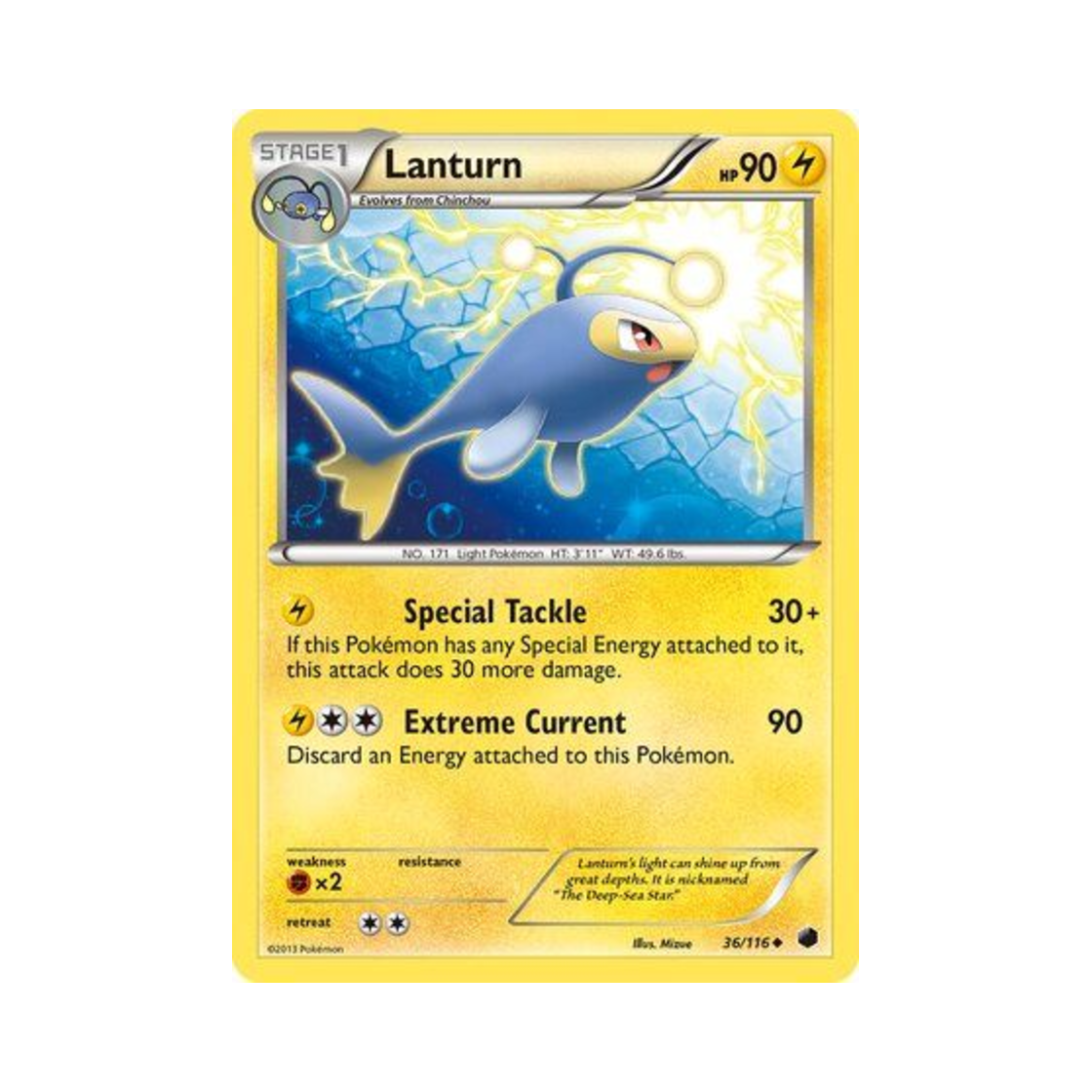포켓몬 TCG 랜턴 U 플라스마 프리즈 (영문판)(Pokemon TCG Lanturn U Plasma Freeze (English Ver.)) - 1