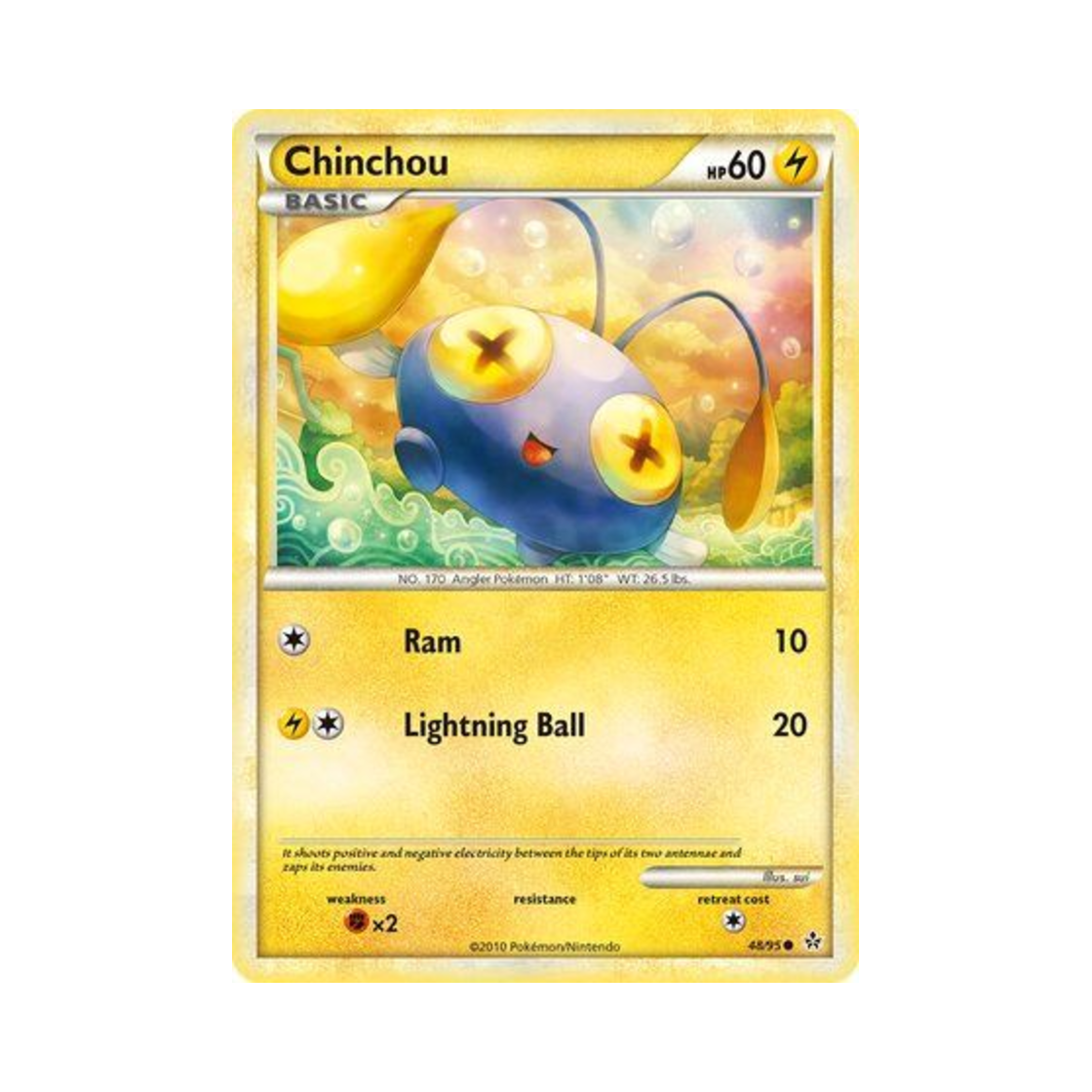 포켓몬 TCG 초라기 C 언리쉬드 (영문판)(Pokemon TCG Chinchou C Unleashed (English Ver.)) - 1