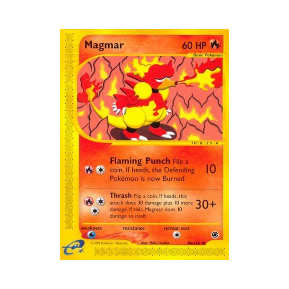 포켓몬 TCG 마그마 U 익스페디션 베이스 세트 (영문판)(Pokemon TCG Magmar U Expedition Base Set (English Ver.))