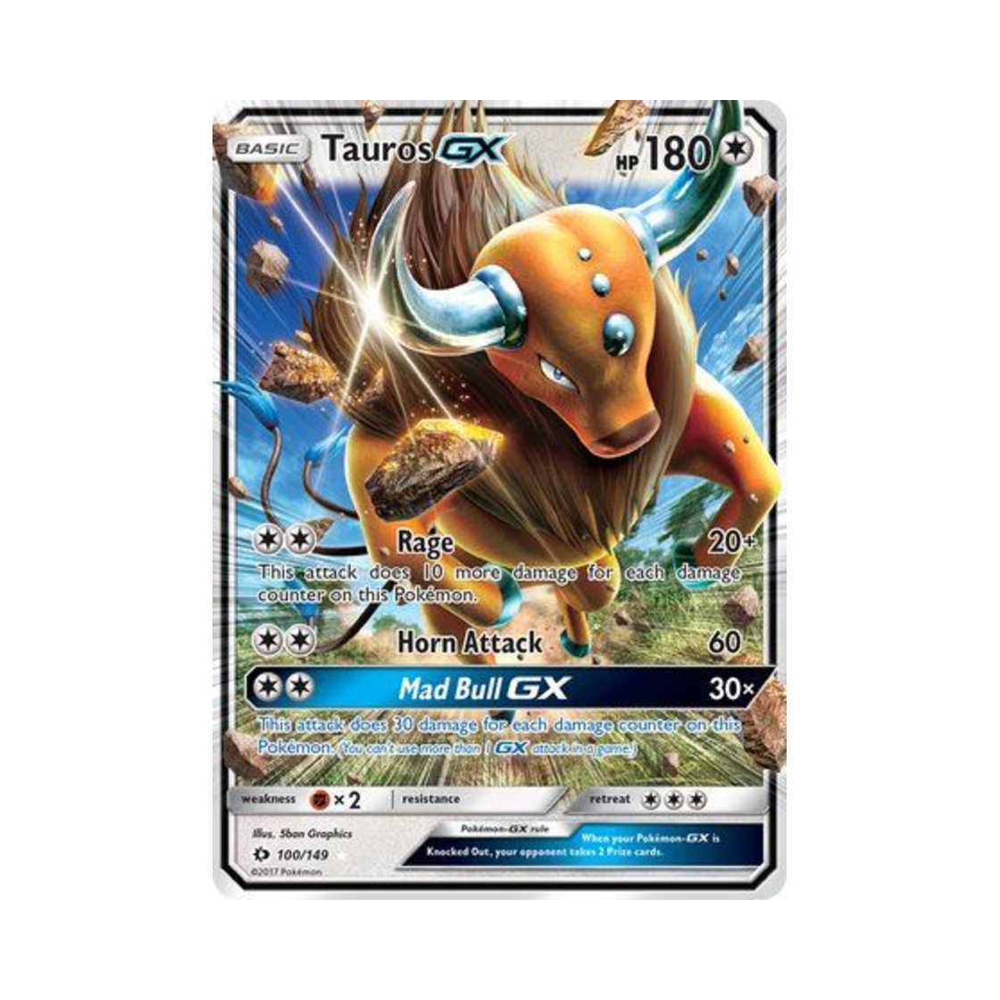 포켓몬 TCG 켄타로스 GX RHG 썬 & 문 (영문판)(Pokemon TCG Tauros GX RHG Sun & Moon (English Ver.)) - 1