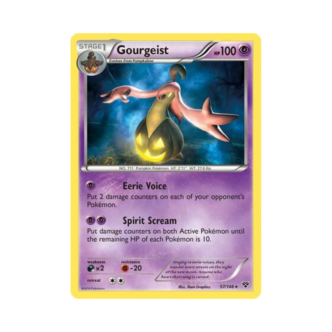 포켓몬 TCG 펌킨인 RH XY (영문판)(Pokemon TCG Gourgeist RH XY (English Ver.)) - 1