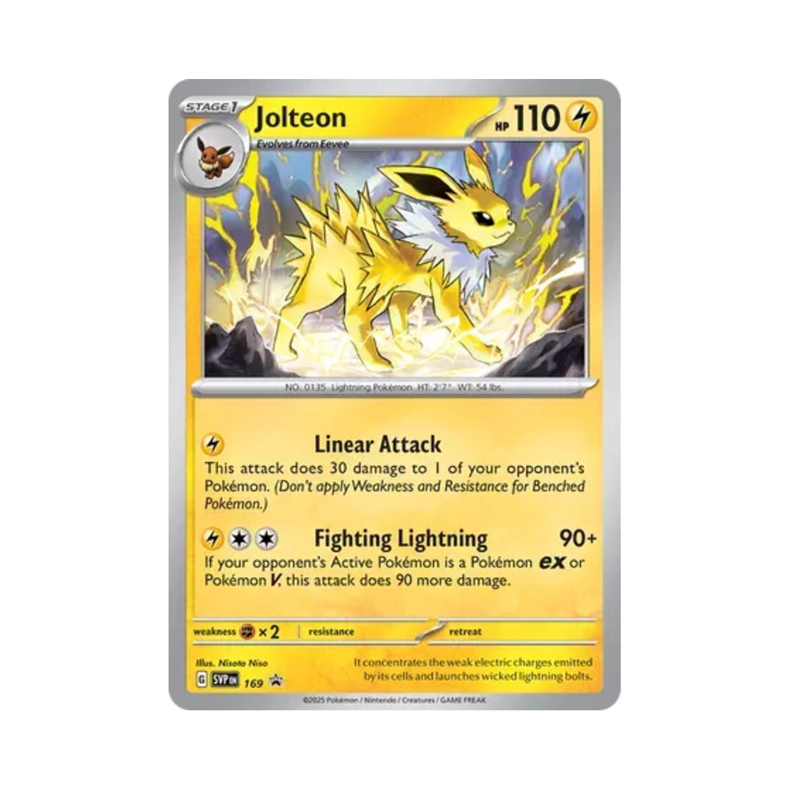 포켓몬 TCG 쥬피썬더 P 스칼렛 & 바이올렛 프로모 카드 (영문판)(Pokemon TCG Jolteon P Scarlet & Violet Promos (English Ver.)) - 1