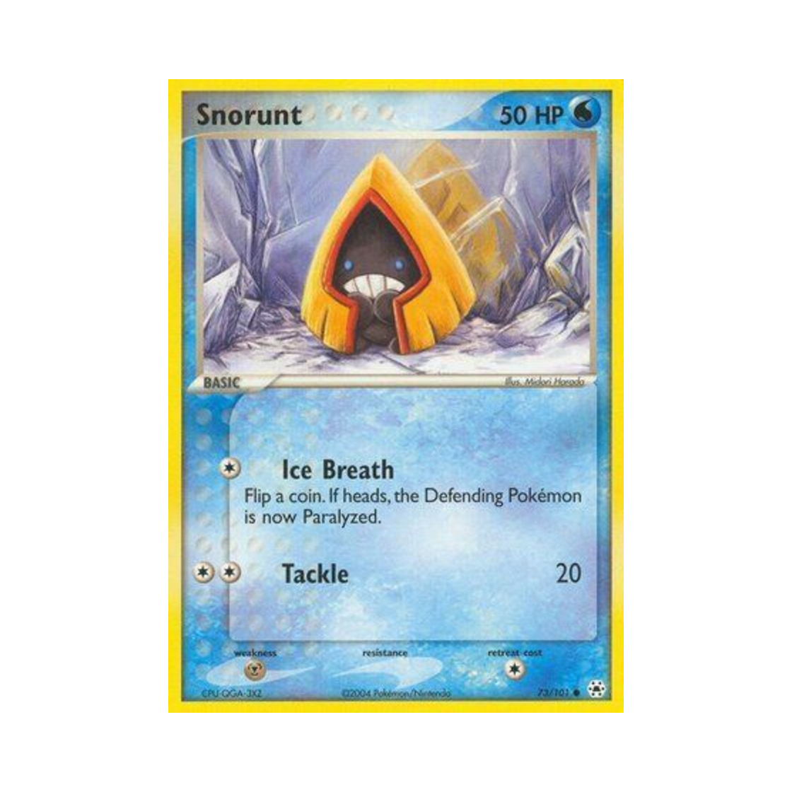 포켓몬 TCG 눈꼬마 C EX 히든 레전드 (영문판)(Pokemon TCG Snorunt C EX Hidden Legends (English Ver.)) - 1