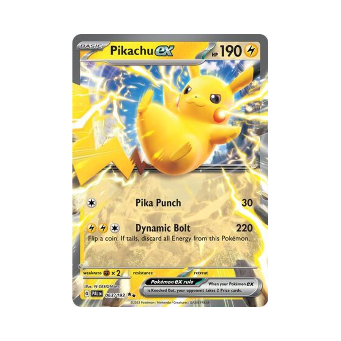 포켓몬 TCG 피카츄 ex DR 팔데아 이볼브드 (영문판)(Pokemon TCG Pikachu ex DR Paldea Evolved (English Ver.)) - 1