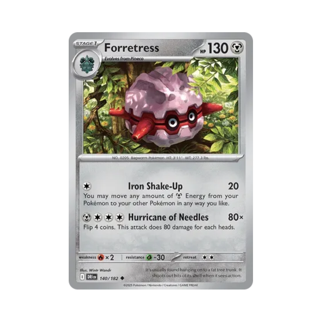 포켓몬 TCG 쏘콘 U 데스티니드 라이벌스 (영문판)(Pokemon TCG Forretress U Destined Rivals (English Ver.)) - 1