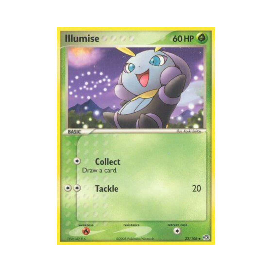 포켓몬 TCG 네오비트 U EX 에메랄드 (영문판)(Pokemon TCG Illumise U EX Emerald (English Ver.)) - 1