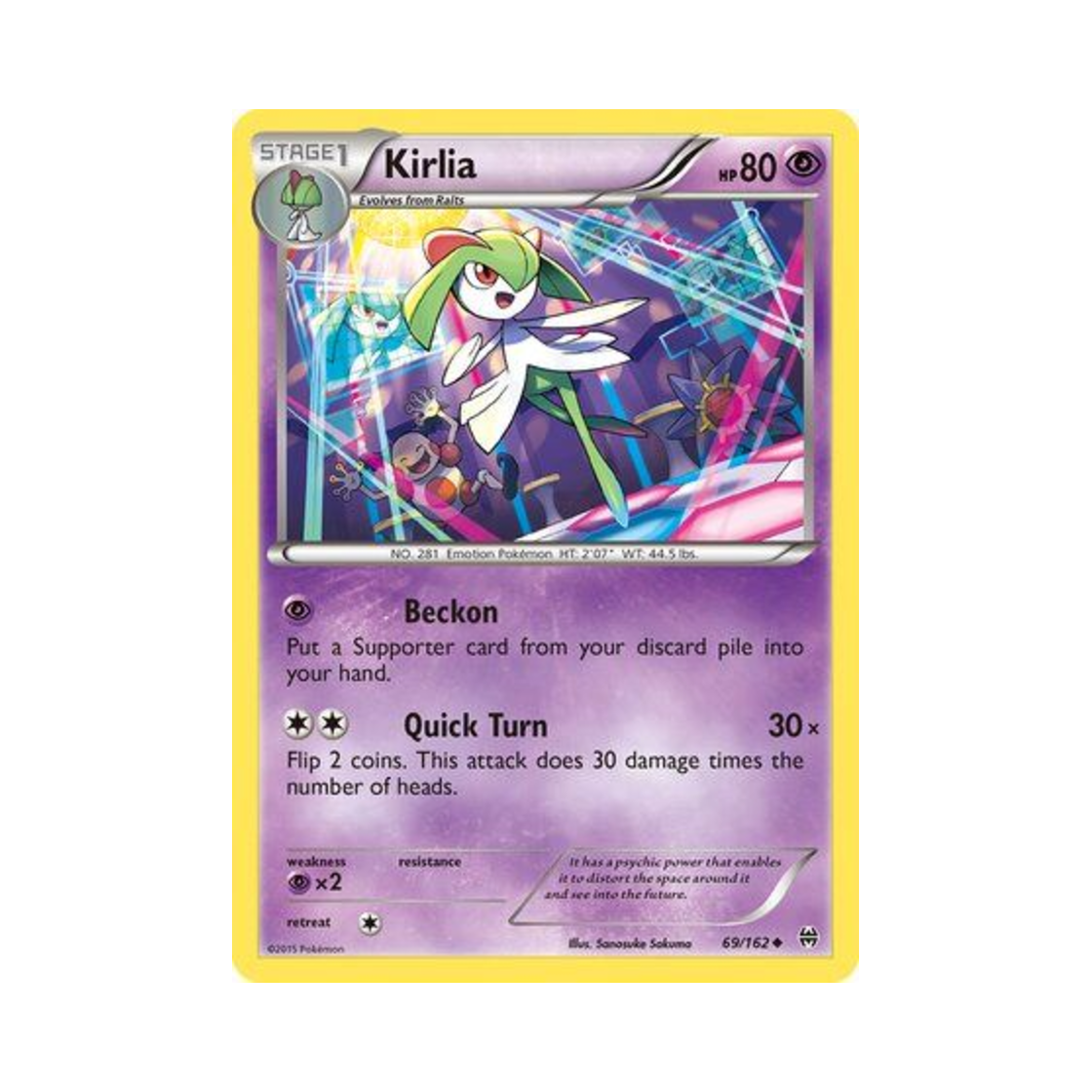 포켓몬 TCG 킬리아 U 브레이크스루 (영문판)(Pokemon TCG Kirlia U BREAKthrough (English Ver.)) - 1