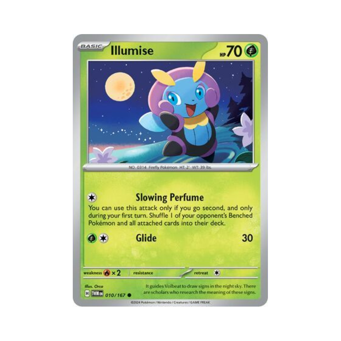 포켓몬 TCG 네오비트 C 트와일라잇 마스커레이드 (영문판)(Pokemon TCG Illumise C Twilight Masquerade (English Ver.)) - 1