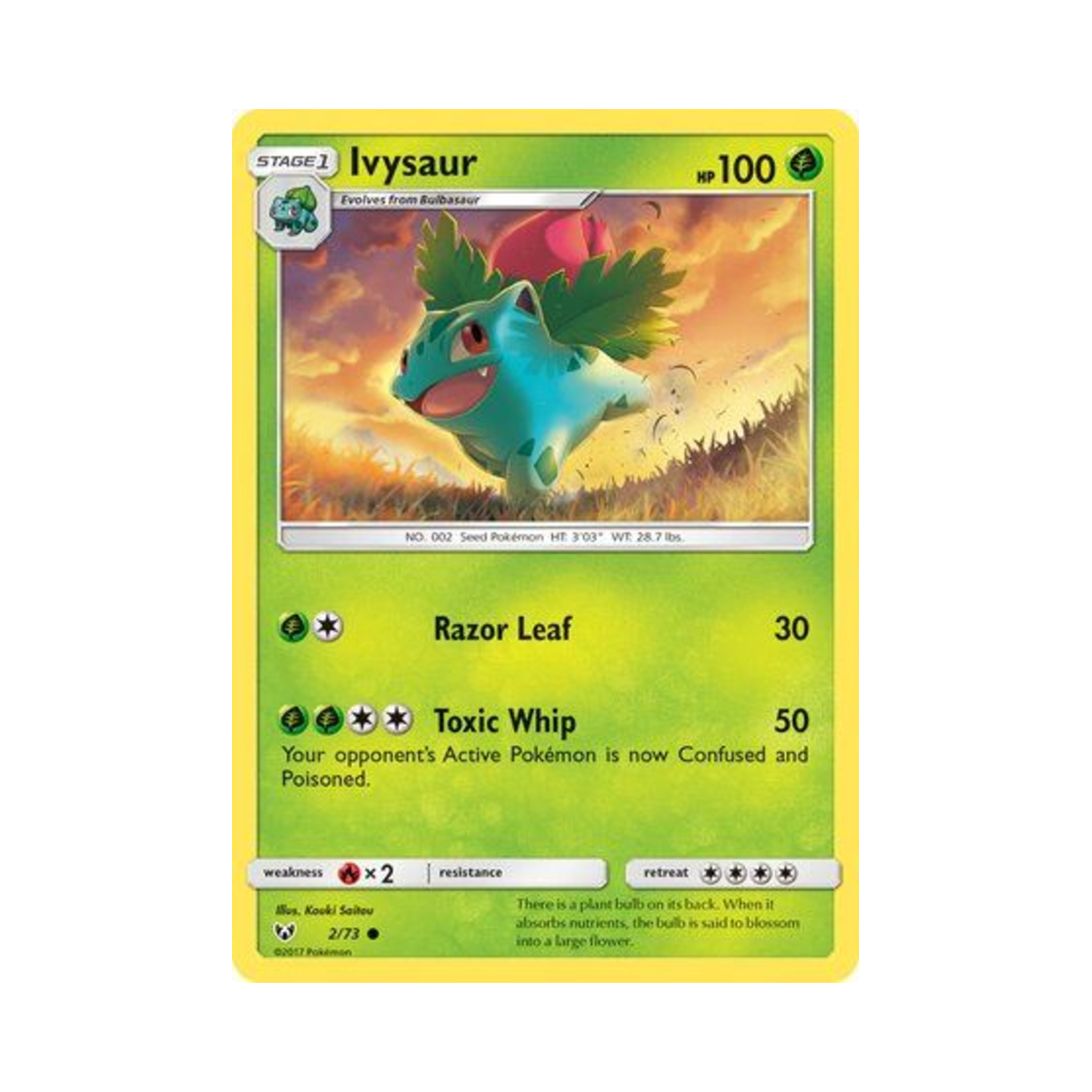 포켓몬 TCG 이상해풀 C 샤이닝 레전즈 (영문판)(Pokemon TCG Ivysaur C Shining Legends (English Ver.)) - 1