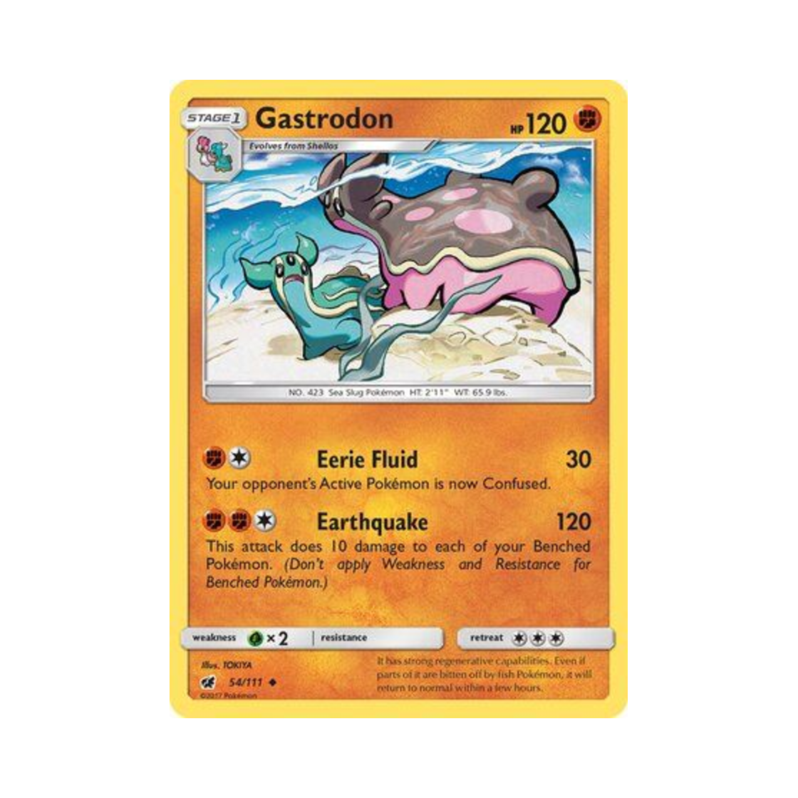 포켓몬 TCG 트리토돈 U 크림슨 인베이전 (영문판)(Pokemon TCG Gastrodon U Crimson Invasion (English Ver.)) - 1