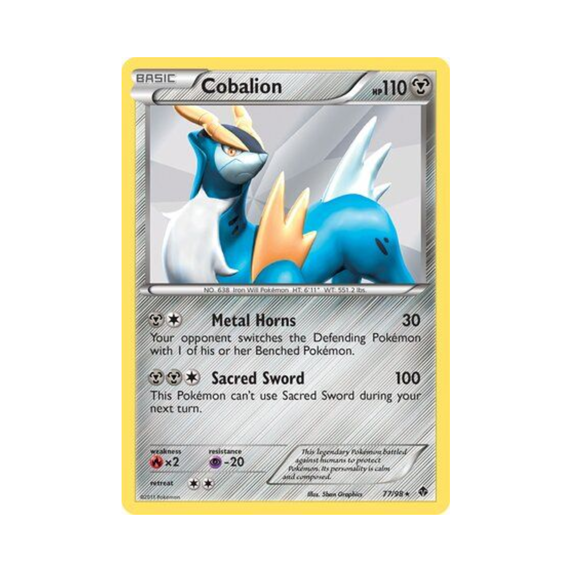 포켓몬 TCG 코바르온 RH 이머징 파워스 (영문판)(Pokemon TCG Cobalion RH Emerging Powers (English Ver.)) - 1