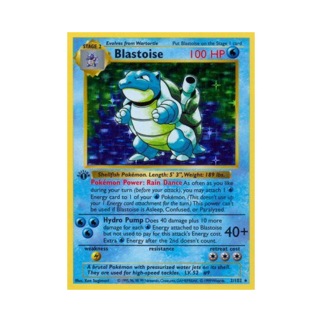 포켓몬 TCG 거북왕 베이스 세트 퍼스트 에디션 (영문판)(Pokemon TCG Blastoise Base Set 1st Edition (English Ver.)) - 1