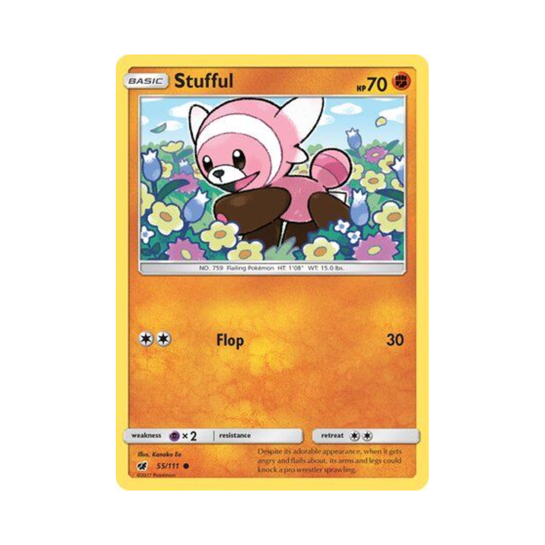 포켓몬 TCG 포곰곰 C 크림슨 인베이전 (영문판)(Pokemon TCG Stufful C Crimson Invasion (English Ver.))