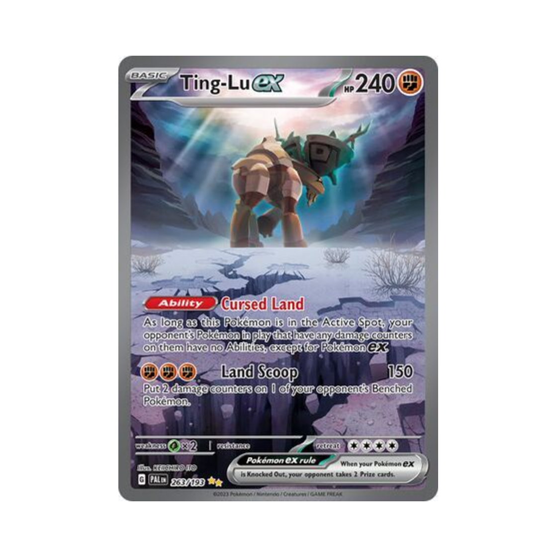 포켓몬 TCG 딩루 ex SIR 팔데아 이볼브드 (영문판)(Pokemon TCG Ting Lu ex SIR Paldea Evolved (English Ver.)) - 1