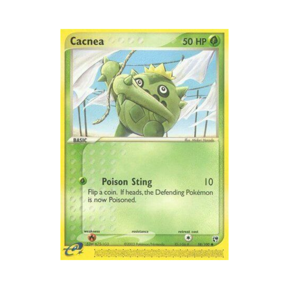 포켓몬 TCG 선인왕 C EX 샌드스톰 (영문판)(Pokemon TCG Cacnea C EX Sandstorm (English Ver.)) - 1