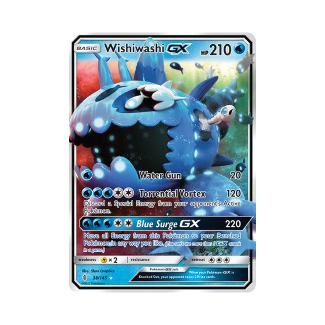 포켓몬 TCG 약어리 GX RHG 가디언스 라이징 (영문판)(Pokemon TCG Wishiwashi GX RHG Guardians Rising (English Ver.)) - 1