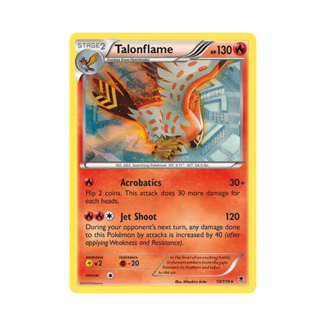포켓몬 TCG 파이어로 R 팬텀 포스 (영문판)(Pokemon TCG Talonflame R Phantom Forces (English Ver.))