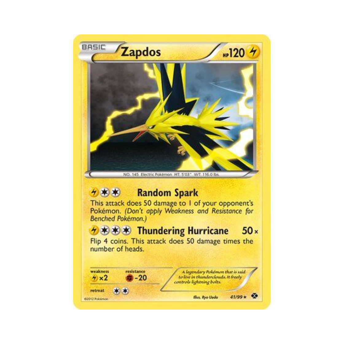 포켓몬 TCG 썬더 RH 넥스트 데스티니스 (영문판)(Pokemon TCG Zapdos RH Next Destinies (English Ver.)) - 1