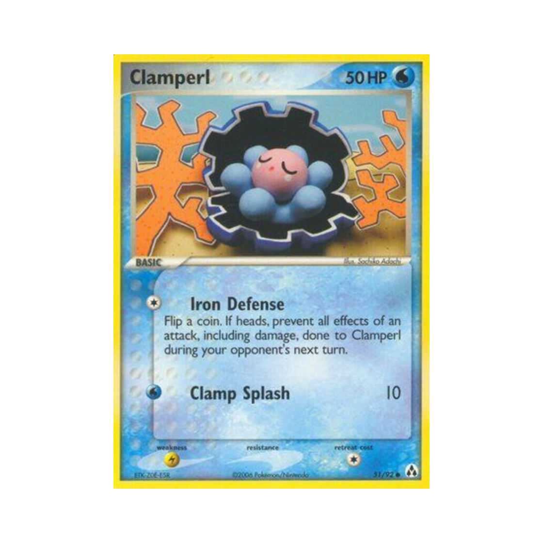 포켓몬 TCG 진주몽 C EX 레전드 메이커 (영문판)(Pokemon TCG Clamperl C EX Legend Maker (English Ver.))