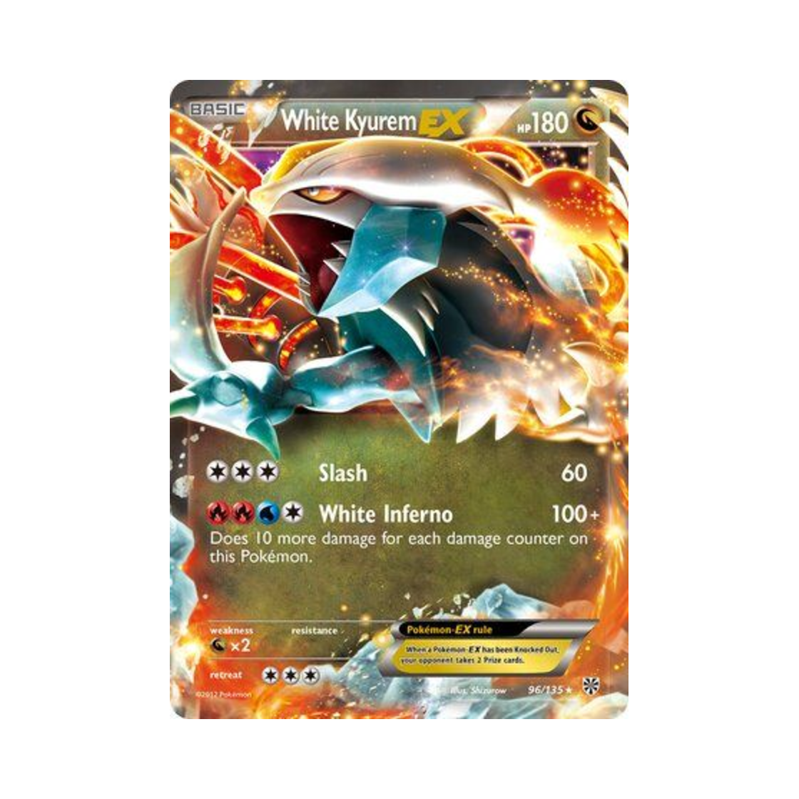 포켓몬 TCG 화이트 큐레무 ex RHE 플라스마 스톰 (영문판)(Pokemon TCG White Kyurem ex RHE Plasma Storm (English Ver.)) - 1