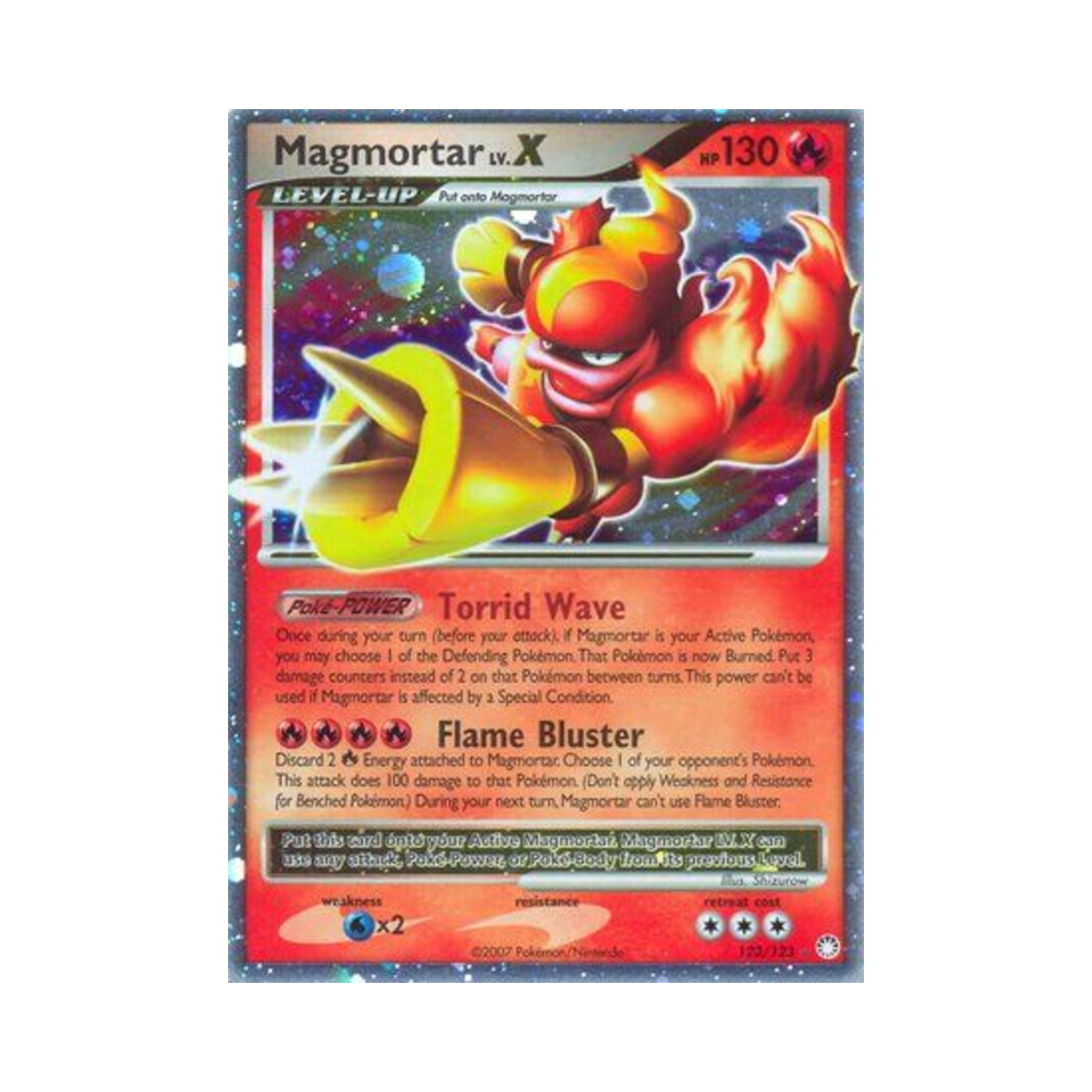 포켓몬 TCG 마그마번 LV.X RHL 미스터리어스 트레져스 (영문판)(Pokemon TCG Magmortar LV.X RHL Mysterious Treasures (English Ver.)) - 1