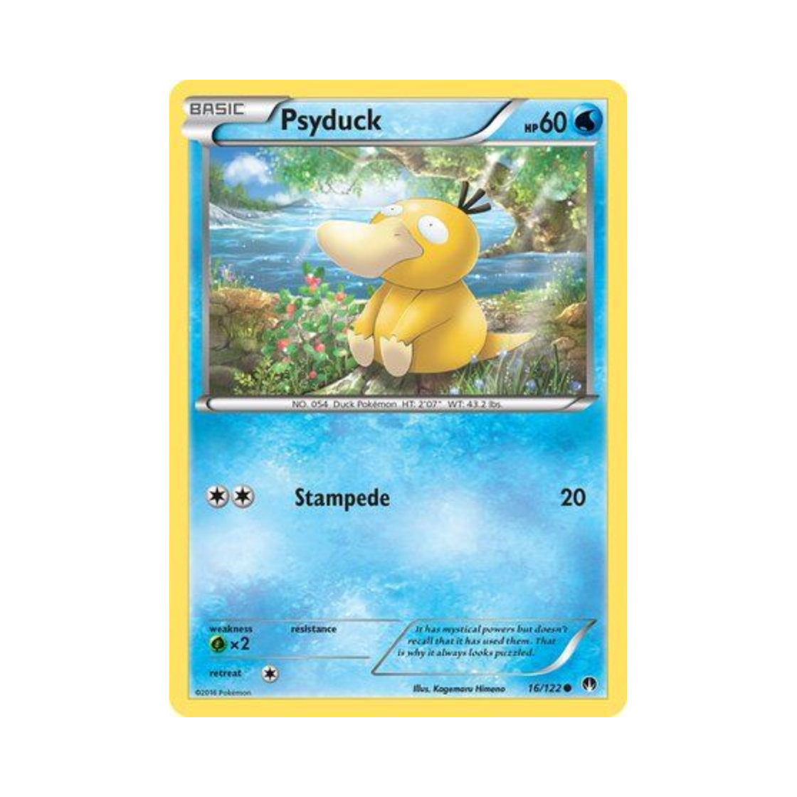 포켓몬 TCG 고라파덕 C 브레이크포인트 (영문판)(Pokemon TCG Psyduck C BREAKpoint (English Ver.)) - 1