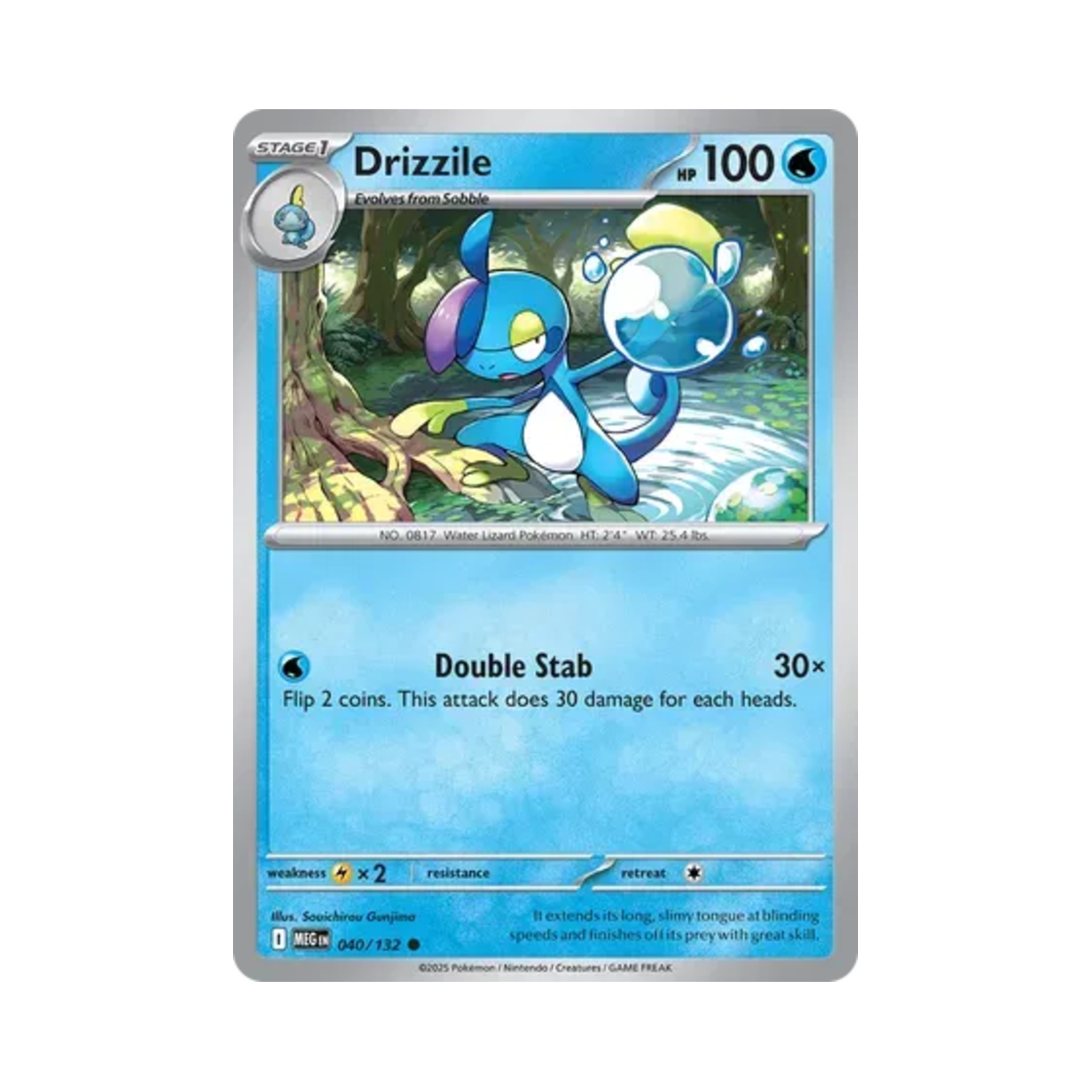 포켓몬 TCG 누겔레온 C 메가 에볼루션 (영문판)(Pokemon TCG Drizzile C Mega Evolution (English Ver.)) - 1