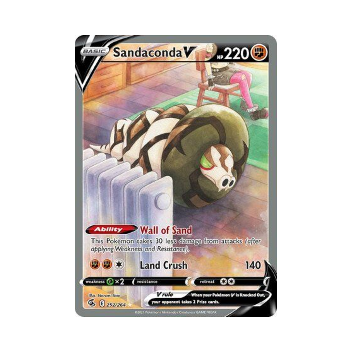 포켓몬 TCG 사다이사 V RU 퓨전 스트라이크 (영문판)(Pokemon TCG Sandaconda V RU Fusion Strike (English Ver.)) - 1
