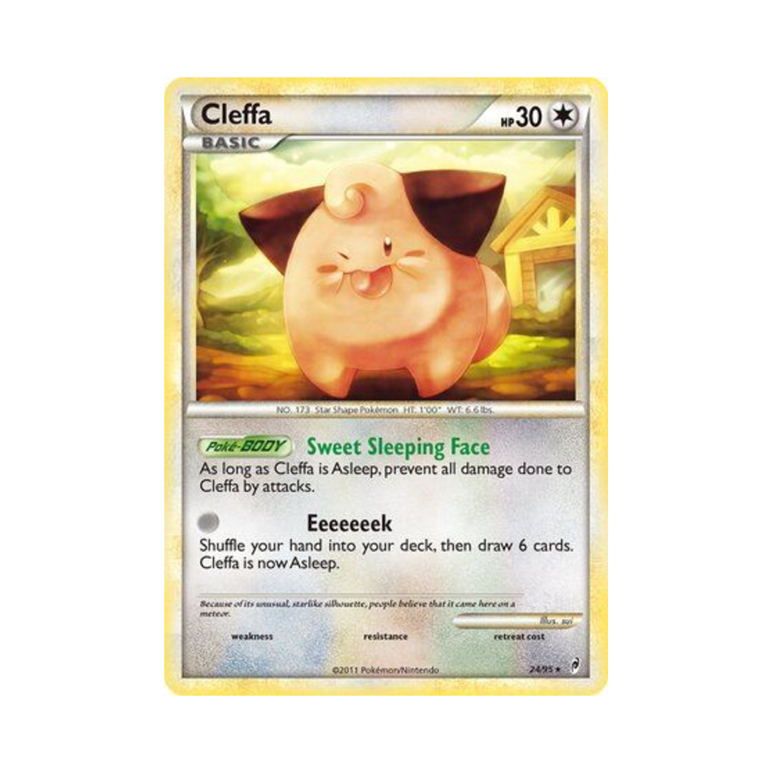 포켓몬 TCG 삐 R 콜 오브 레전즈 (영문판)(Pokemon TCG Cleffa R Call of Legends (English Ver.))