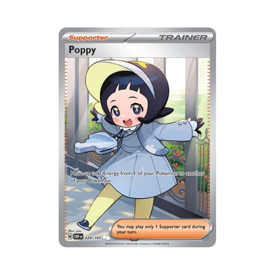 포켓몬 TCG 뽀삐 UR 옵시디언 플레임즈 (영문판)(Pokemon TCG Poppy UR Obsidian Flames (English Ver.)) - 1