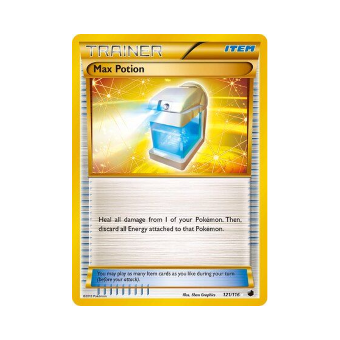 포켓몬 TCG 풀회복약 RS 플라스마 프리즈 (영문판)(Pokemon TCG Max Potion RS Plasma Freeze (English Ver.)) - 1
