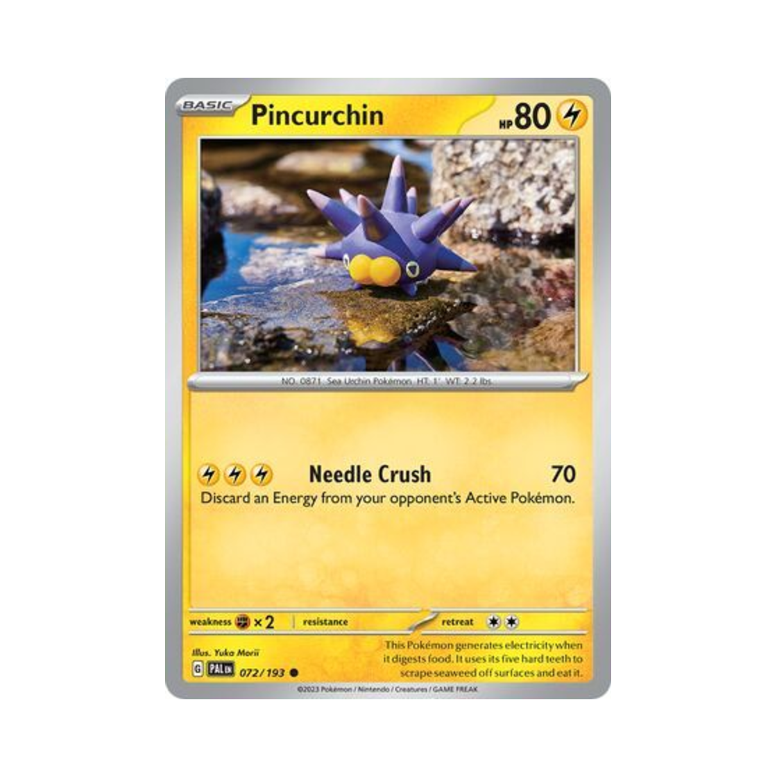 포켓몬 TCG 찌르성게 C 팔데아 이볼브드 (영문판)(Pokemon TCG Pincurchin C Paldea Evolved (English Ver.)) - 1