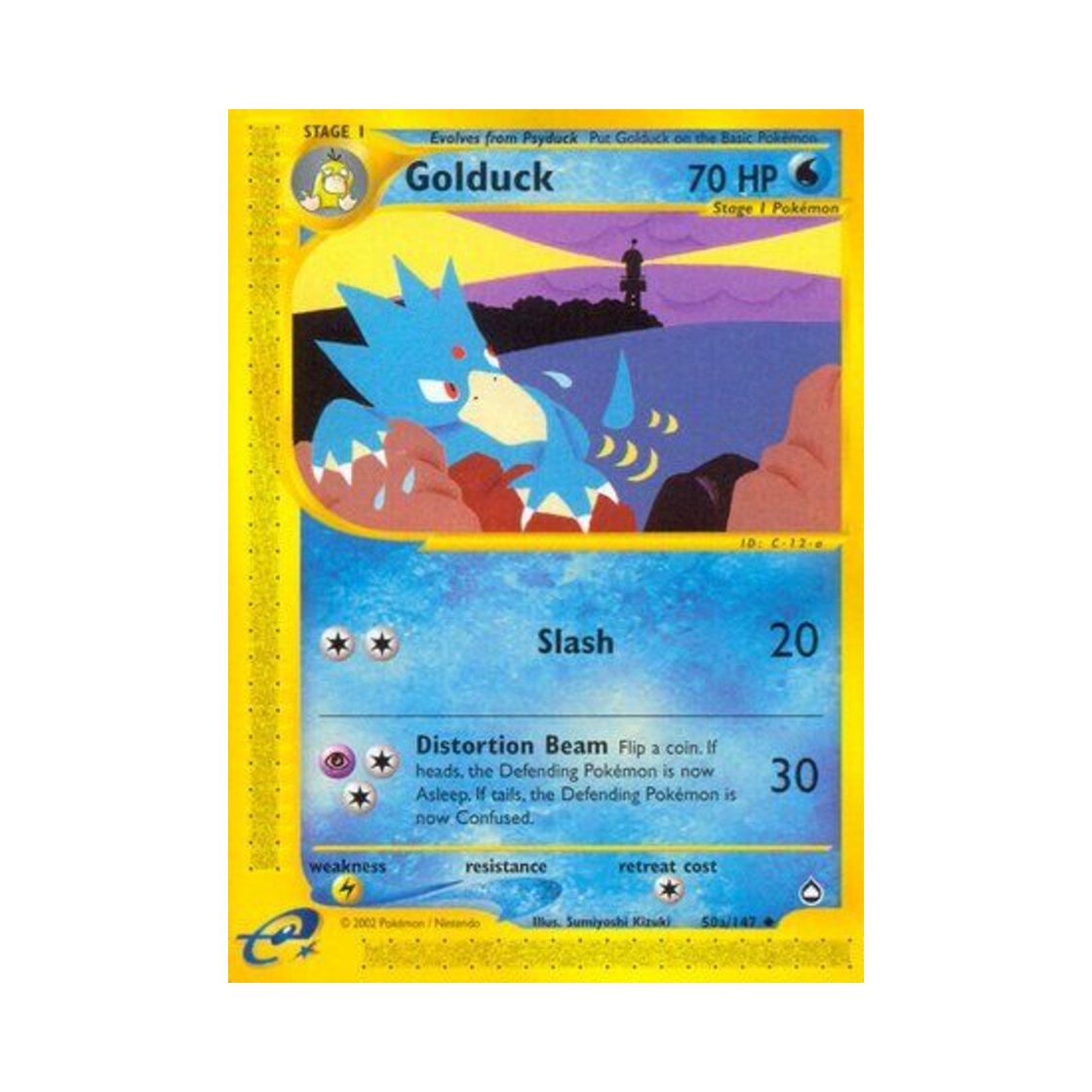 포켓몬 TCG 골덕 U 아쿠아폴리스 (영문판)(Pokemon TCG Golduck U Aquapolis (English Ver.))