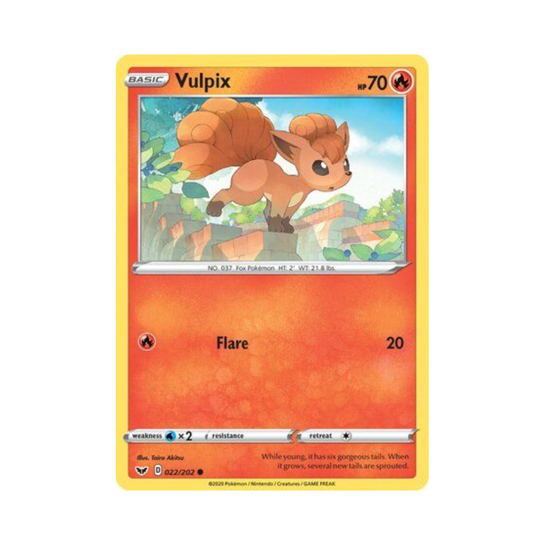 포켓몬 TCG 식스테일 C 소드 & 실드 (영문판)(Pokemon TCG Vulpix C Sword & Shield (English Ver.)) - 1
