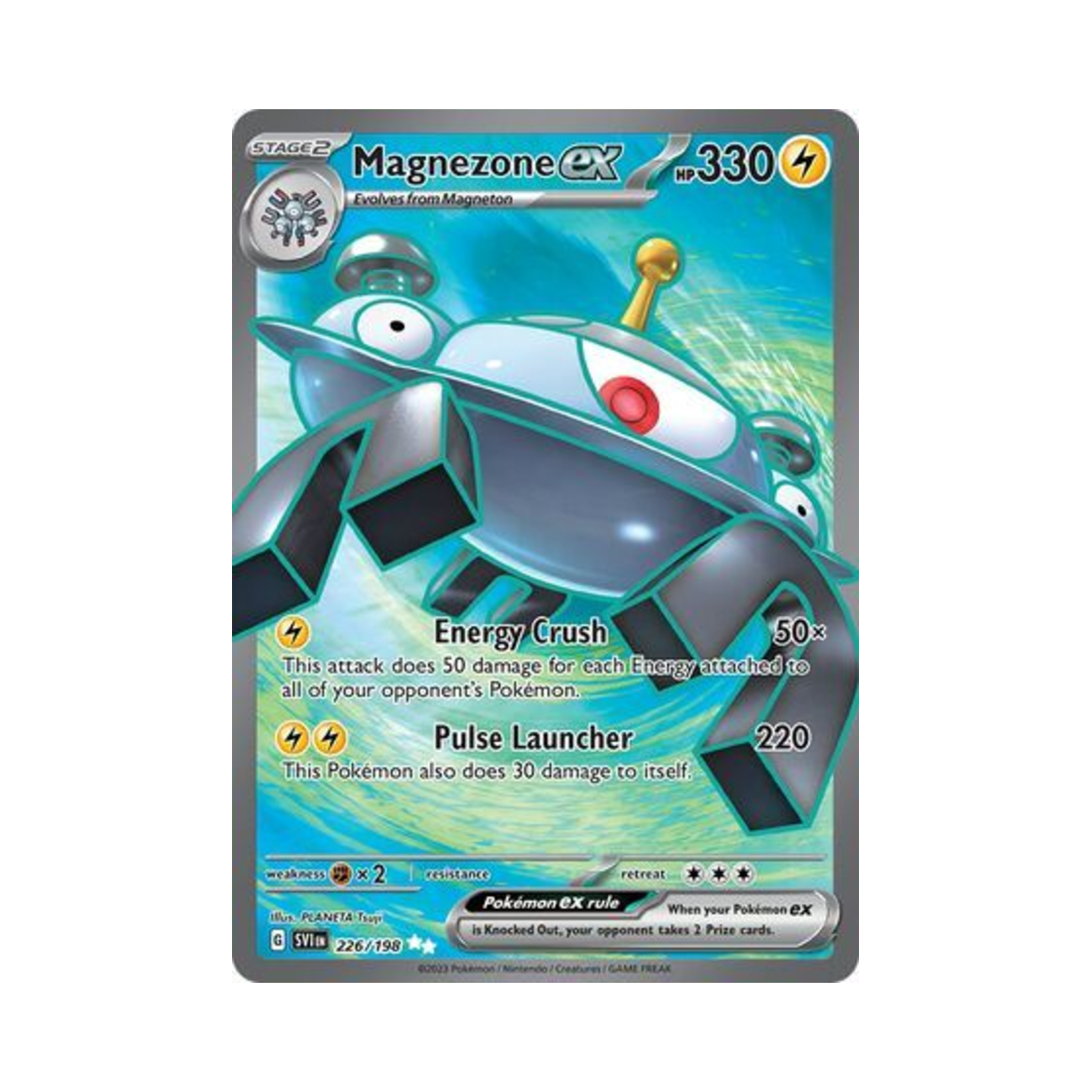 포켓몬 TCG 자포코일 ex UR 스칼렛 & 바이올렛 (영문판)(Pokemon TCG Magnezone ex UR Scarlet & Violet (English Ver.))