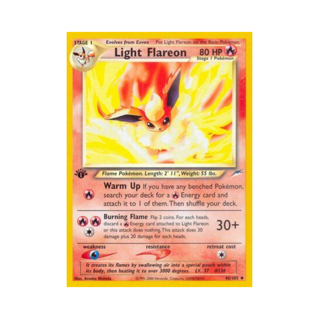 포켓몬 TCG 라이트 부스터 U 네오 데스티니 (영문판)(Pokemon TCG Light Flareon U Neo Destiny (English Ver.)) - 1
