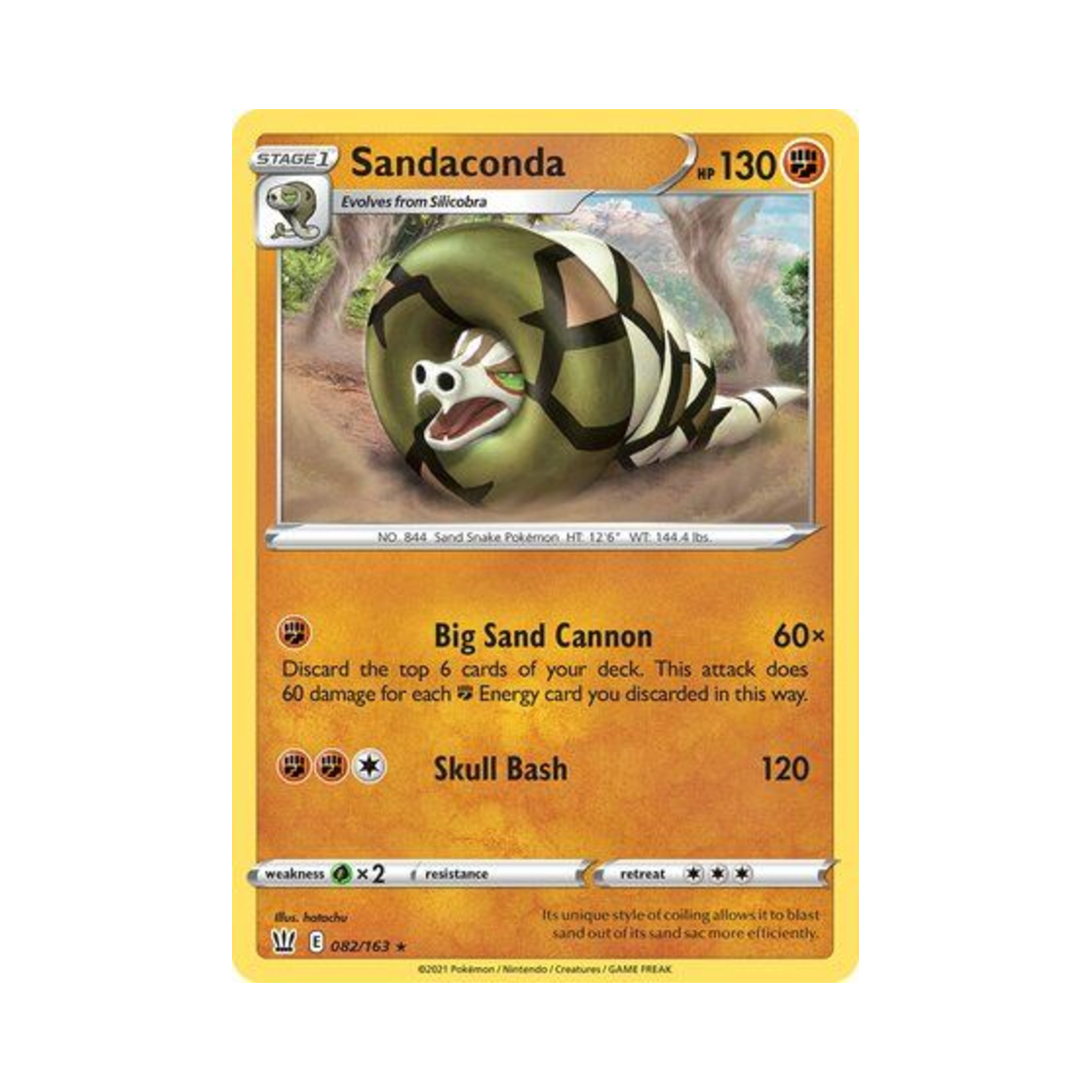 포켓몬 TCG 사다이사 RH 배틀 스타일즈 (영문판)(Pokemon TCG Sandaconda RH Battle Styles (English Ver.)) - 1