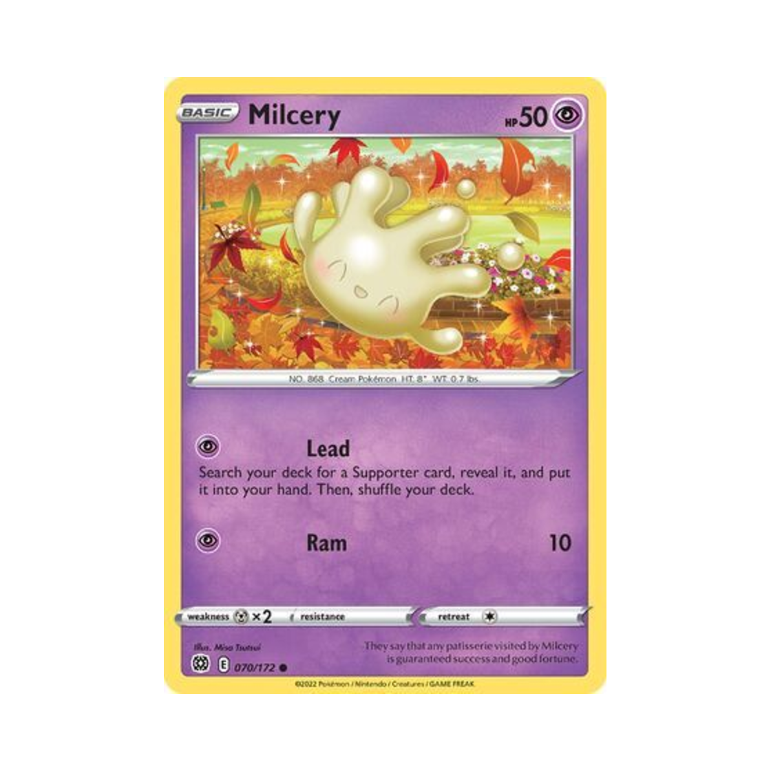 포켓몬 TCG 마빌크 C 브릴리언트 스타즈 (영문판)(Pokemon TCG Milcery C Brilliant Stars (English Ver.))
