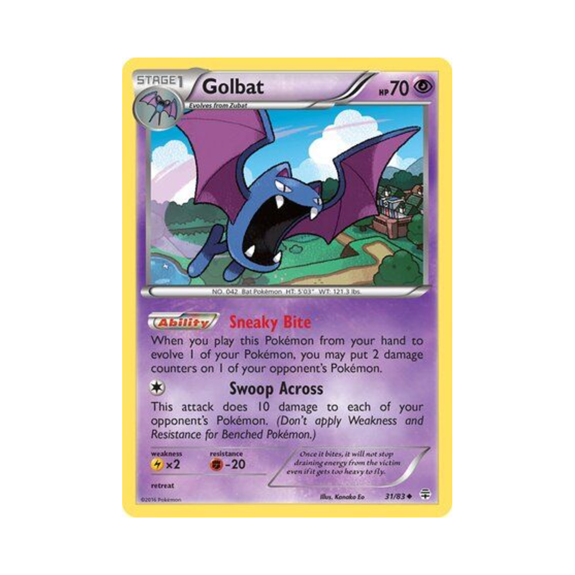 포켓몬 TCG 골뱃 U 제네레이션즈 (영문판)(Pokemon TCG Golbat U Generations (English Ver.)) - 1