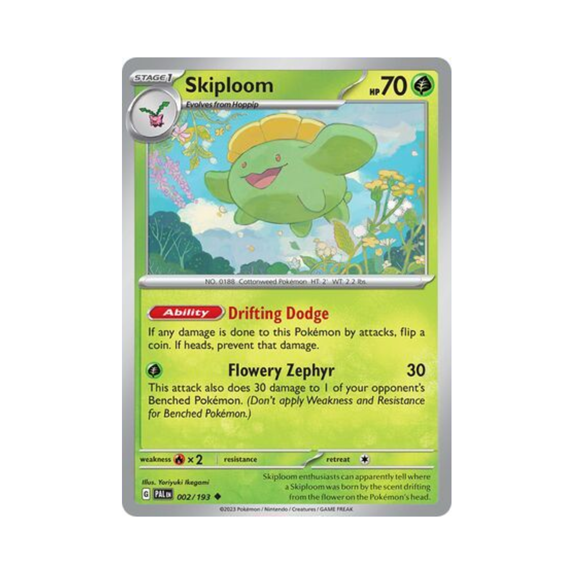 포켓몬 TCG 두코 U 팔데아 이볼브드 (영문판)(Pokemon TCG Skiploom U Paldea Evolved (English Ver.)) - 1