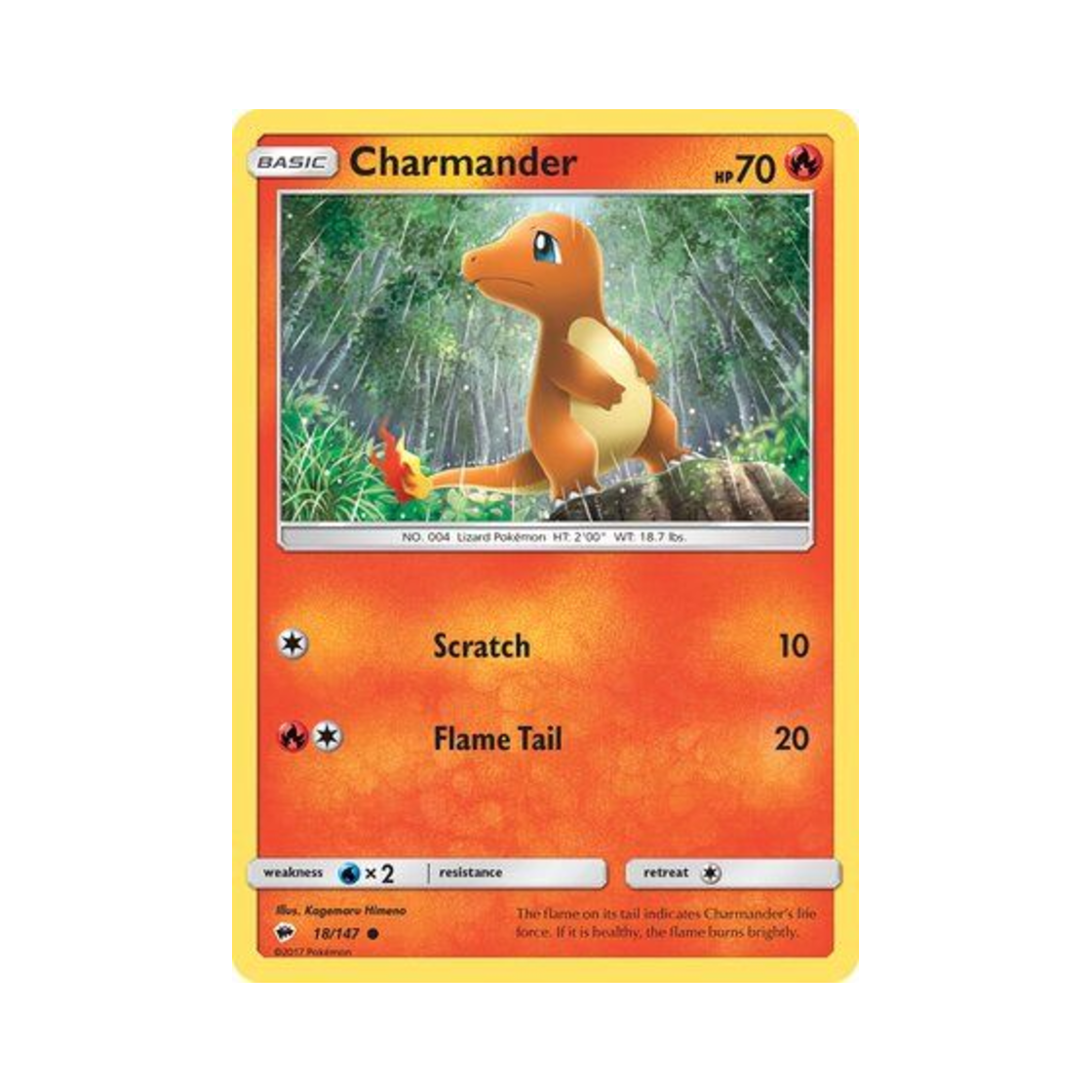 포켓몬 TCG 파이리 C 버닝 쉐도우 (영문판)(Pokemon TCG Charmander C Burning Shadows (English Ver.)) - 1